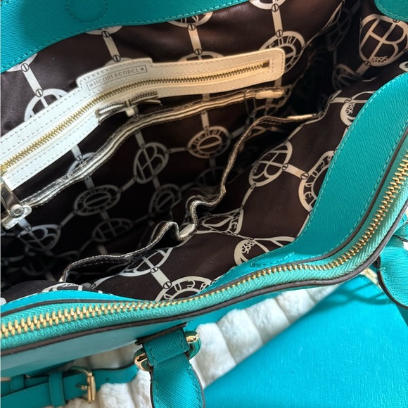 Henri Bendel Teal Satchel and Wallet Set - Picture 2 of 12